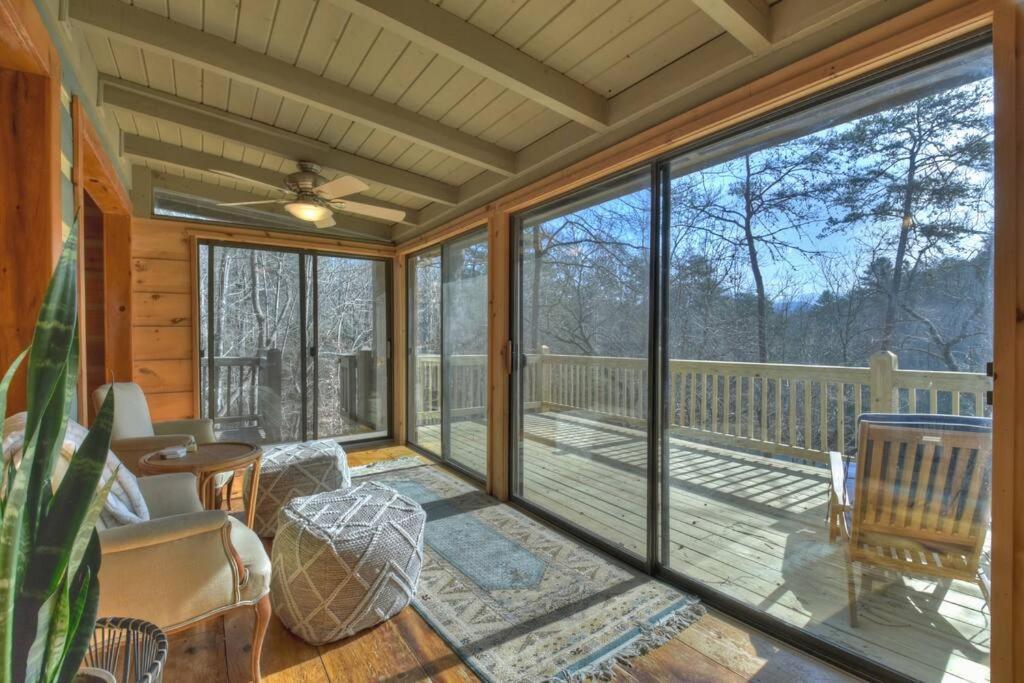 Waywish Waterfront Cabin In Blue Ridge Mountains Экстерьер фото