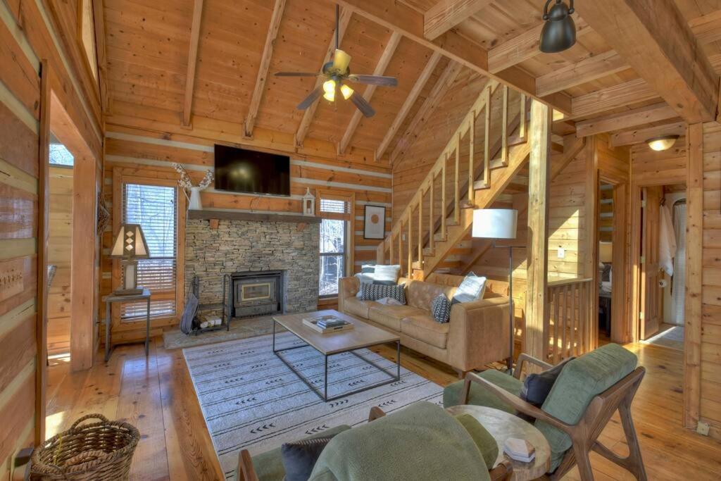Waywish Waterfront Cabin In Blue Ridge Mountains Экстерьер фото