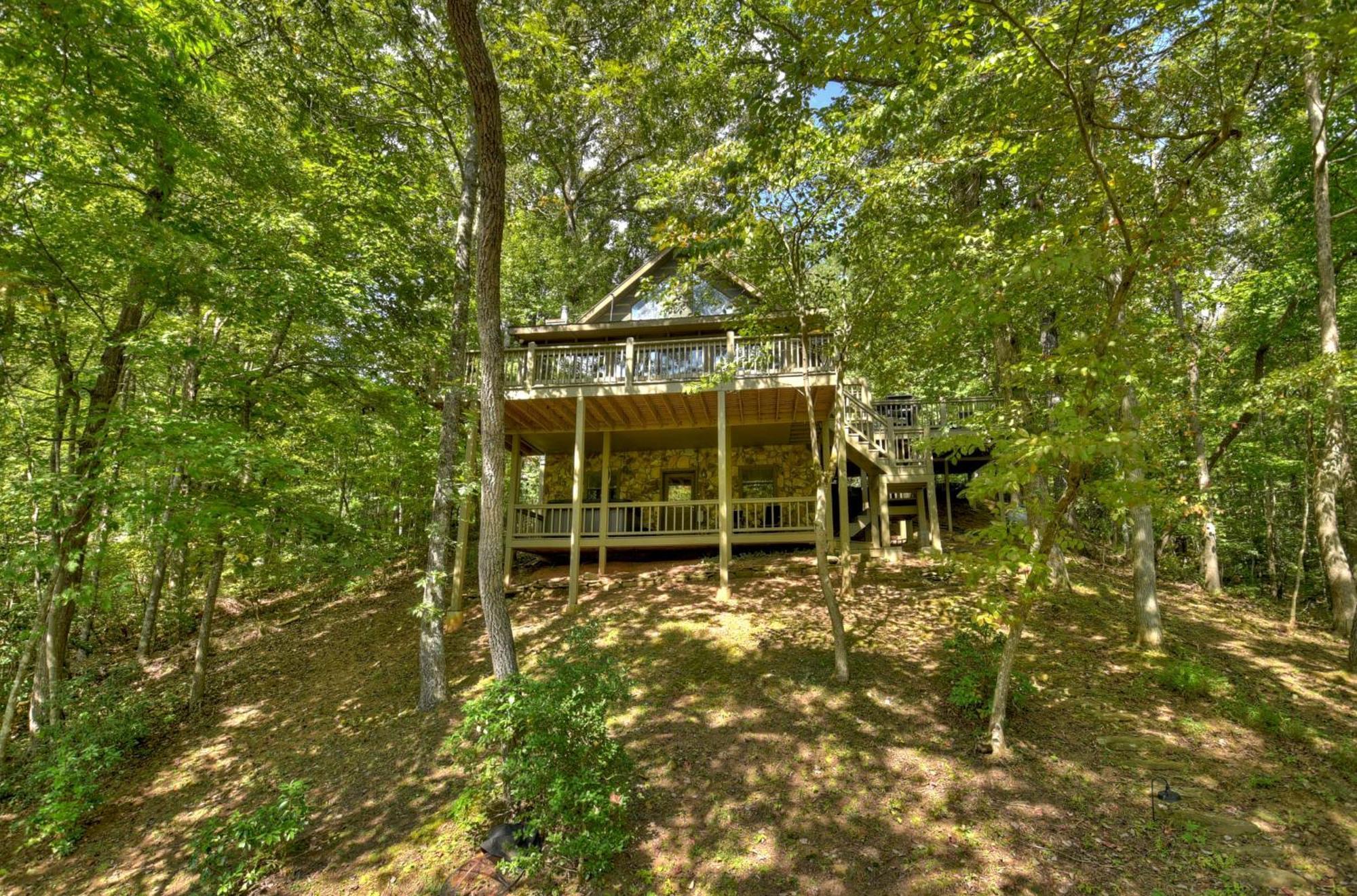 Waywish Waterfront Cabin In Blue Ridge Mountains Экстерьер фото