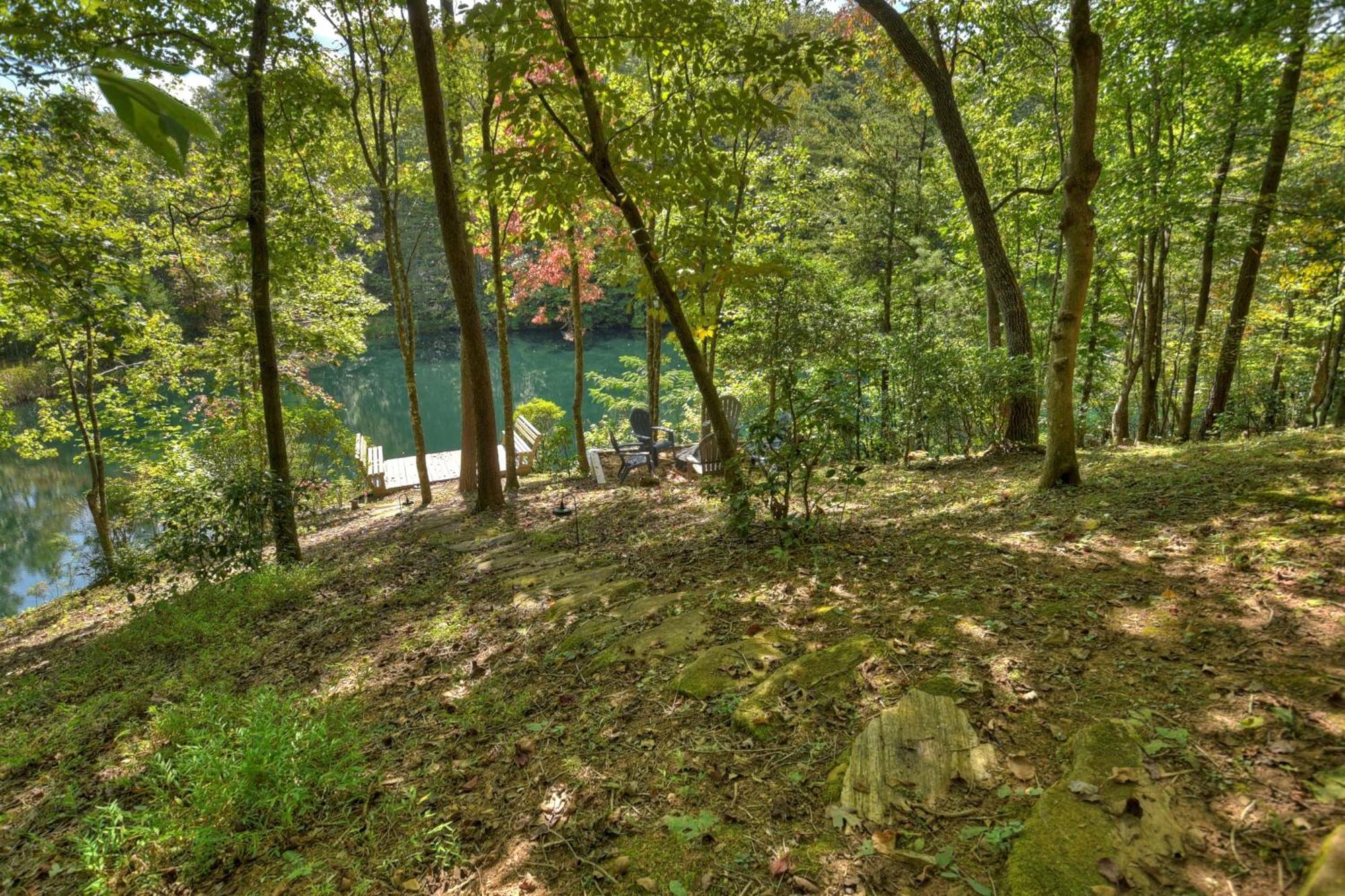 Waywish Waterfront Cabin In Blue Ridge Mountains Экстерьер фото